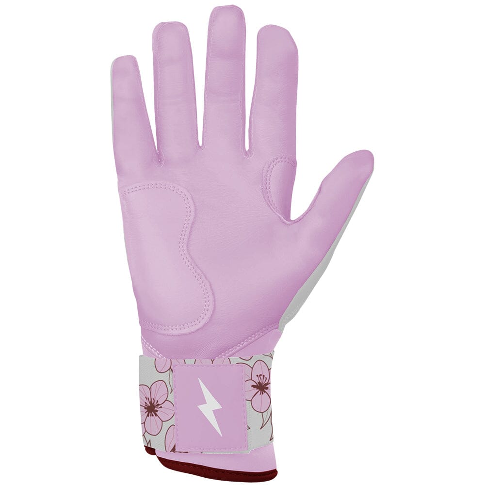 Lars Nootbaar Signature Series Long Cuff Batting Gloves - White/Pink- quickbuy