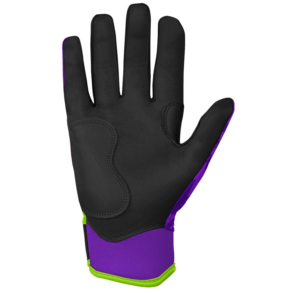 Jarren Duran Signature Series Short Cuff Batting Gloves - Purple- quickbuy