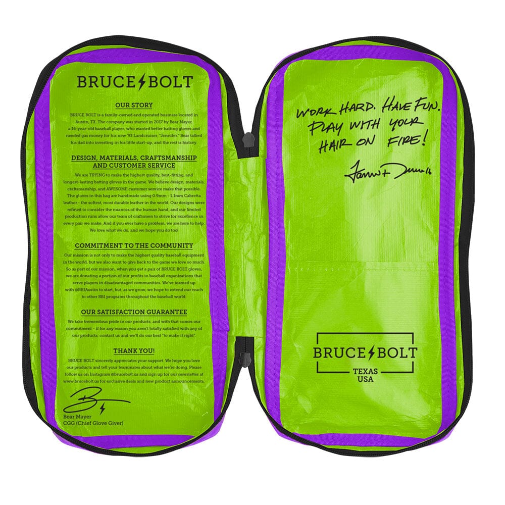 Jarren Duran Signature Series Short Cuff Batting Gloves - Purple- thumb 7