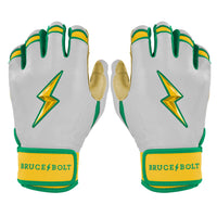 Nick Kurtz Signature Series Short Cuff Batting Gloves - Vegas White