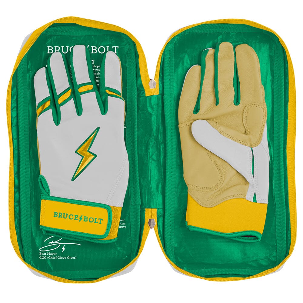 Nick Kurtz Signature Series Short Cuff Batting Gloves - Vegas White- thumb 6