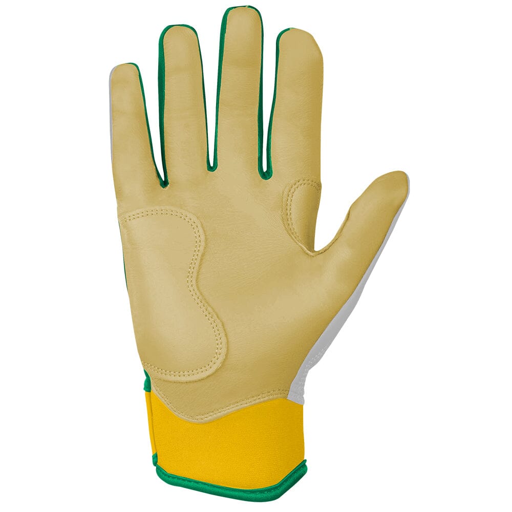 Nick Kurtz Signature Series Short Cuff Batting Gloves - Vegas White- quickbuy
