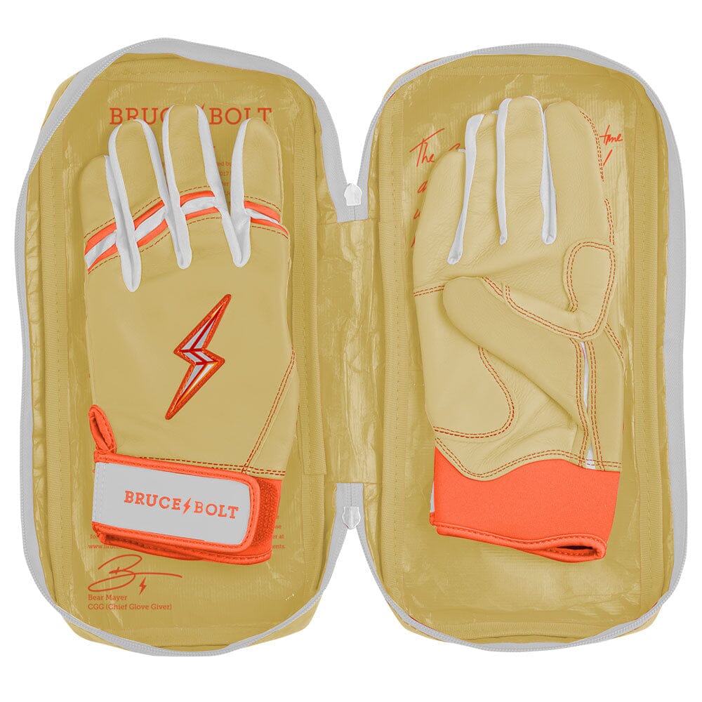 Max Clark Signature Series Short Cuff Batting Gloves - Clark Ivory- thumb 8