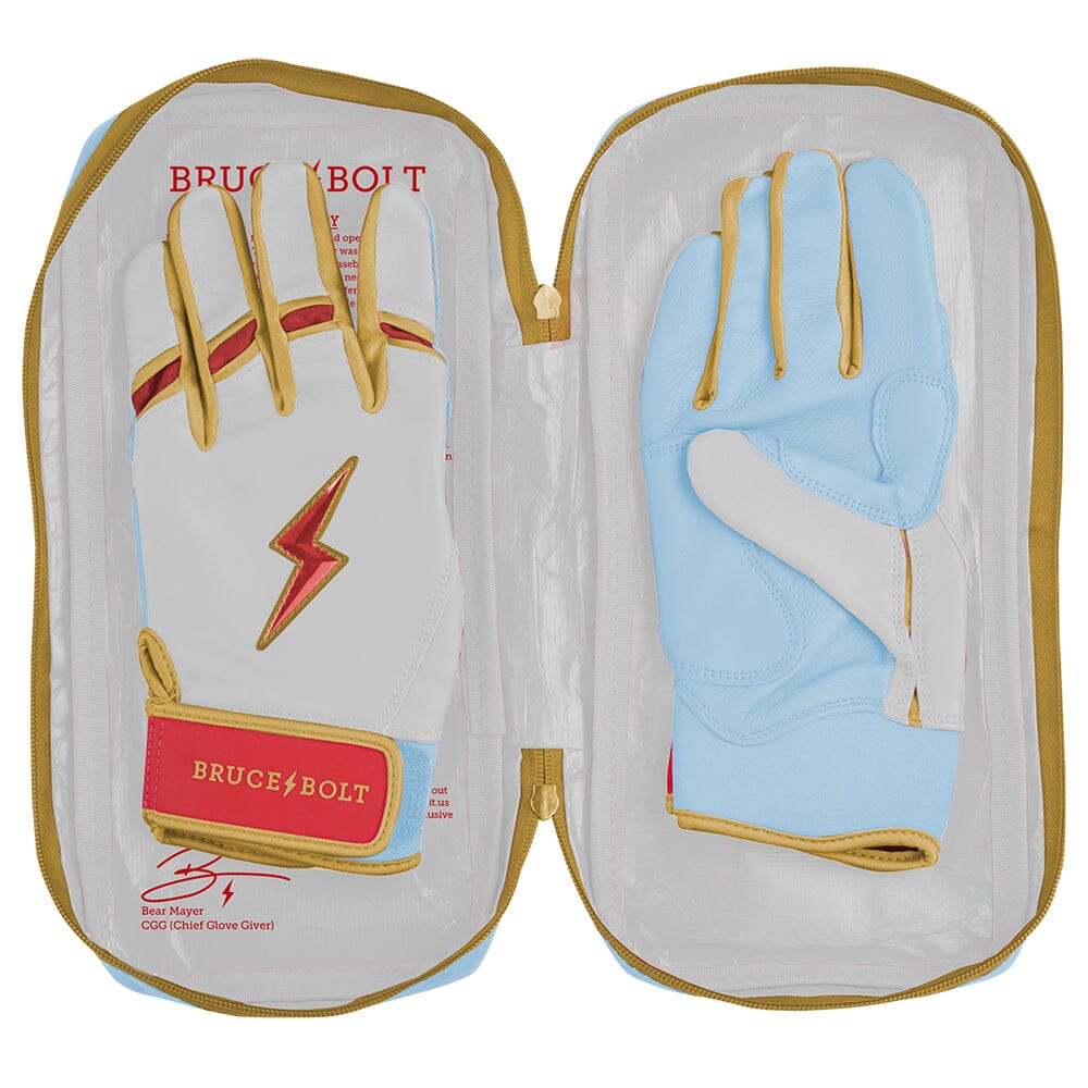 Rintaro Sasaki Signature Series Short Cuff Batting Gloves - White- thumb 6