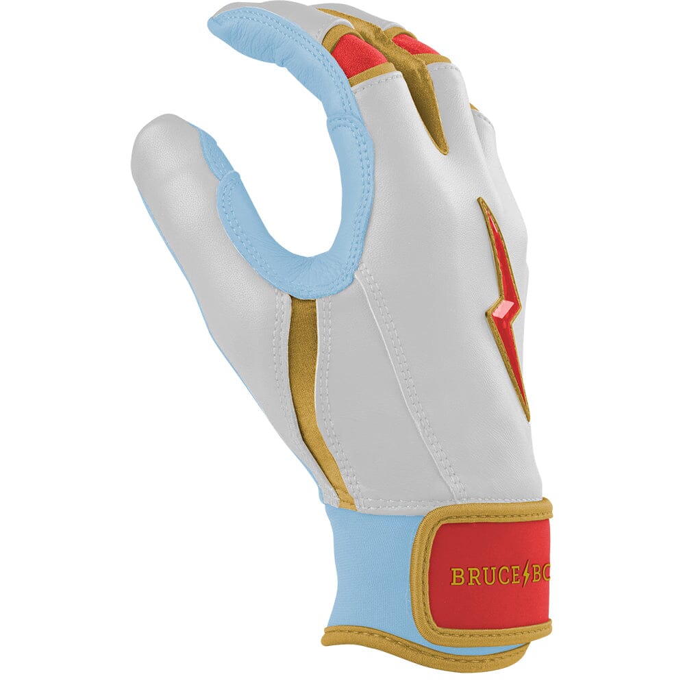 Rintaro Sasaki Signature Series Short Cuff Batting Gloves - White- thumb 5