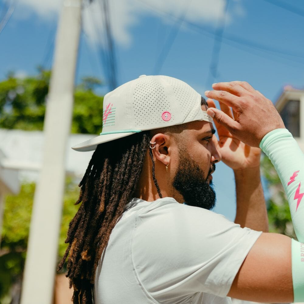 San Diego Stripe Rope Hat - Tan- thumb 6