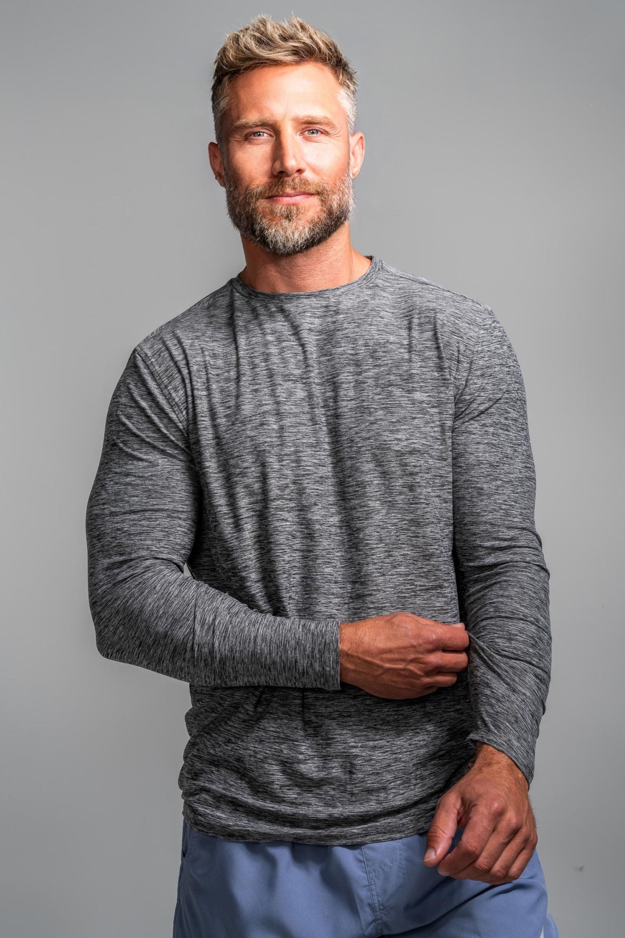 SuperSoft Long Sleeve | Grey- quickbuy