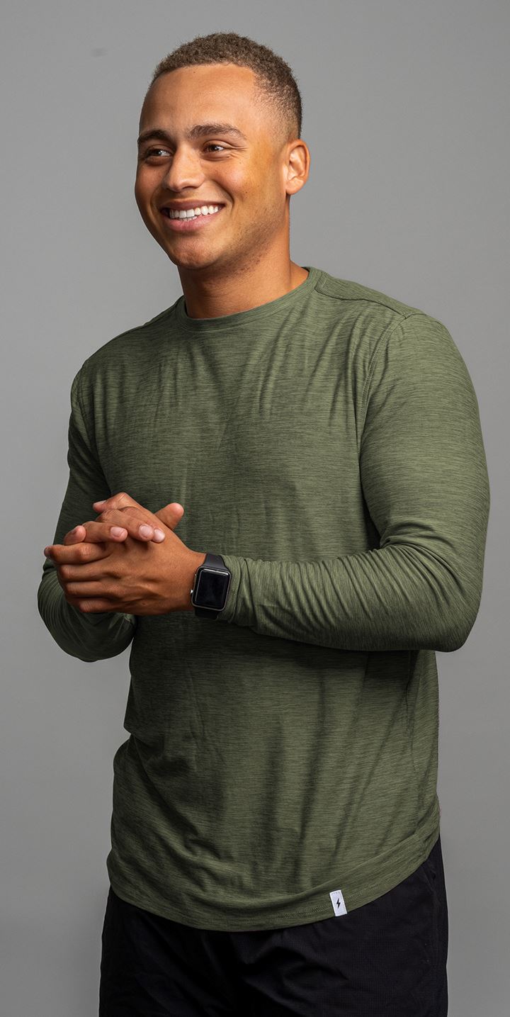 SuperSoft Long Sleeve | Olive- quickbuy