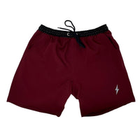 Performance 5" Short w/ Liner - Maroon