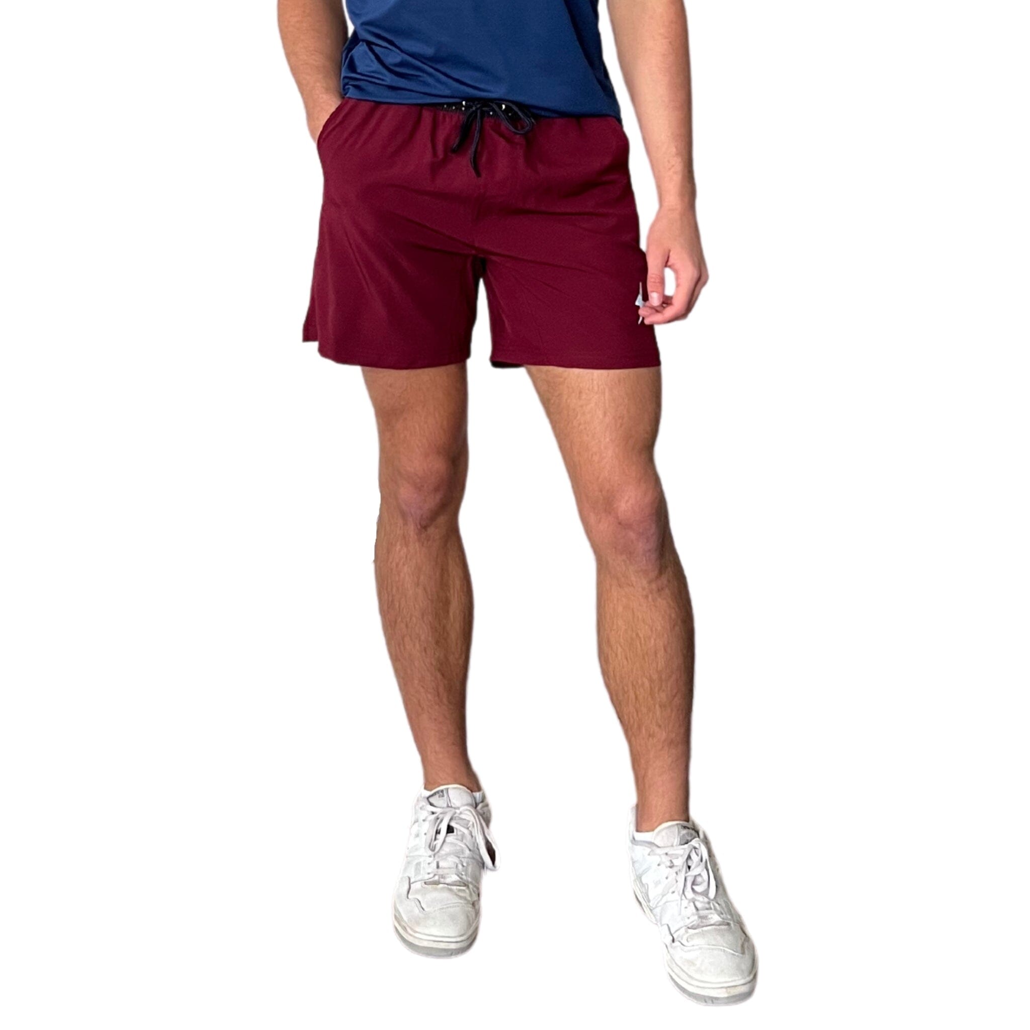 BRUCE BOLT 5" SHORT W/ LINER - MAROON- thumb 2