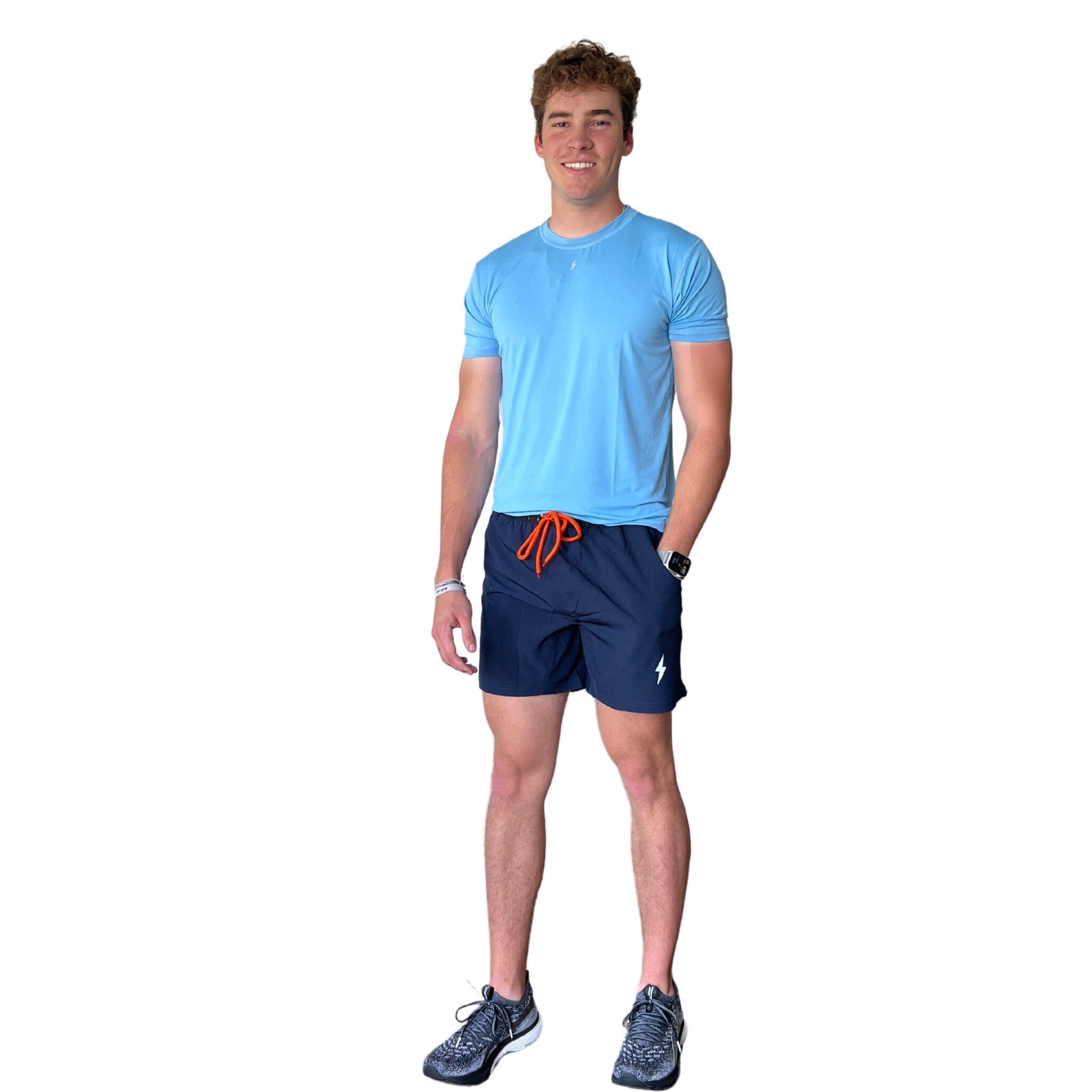 BRUCE BOLT 5" SHORT W/ LINER - NAVY- thumb 4