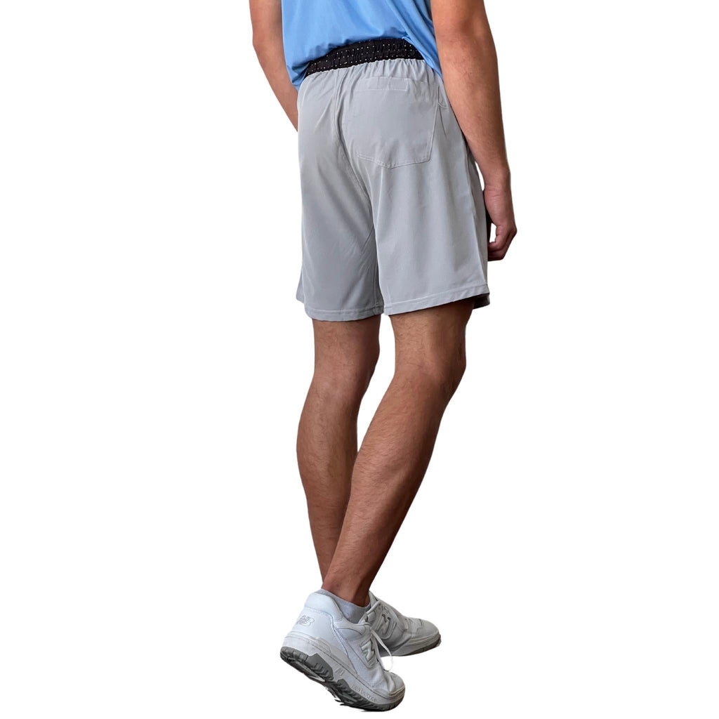 Grey 7 inch Inseam Athletic Shorts | Men's Baseball Shorts – BRUCE BOLT