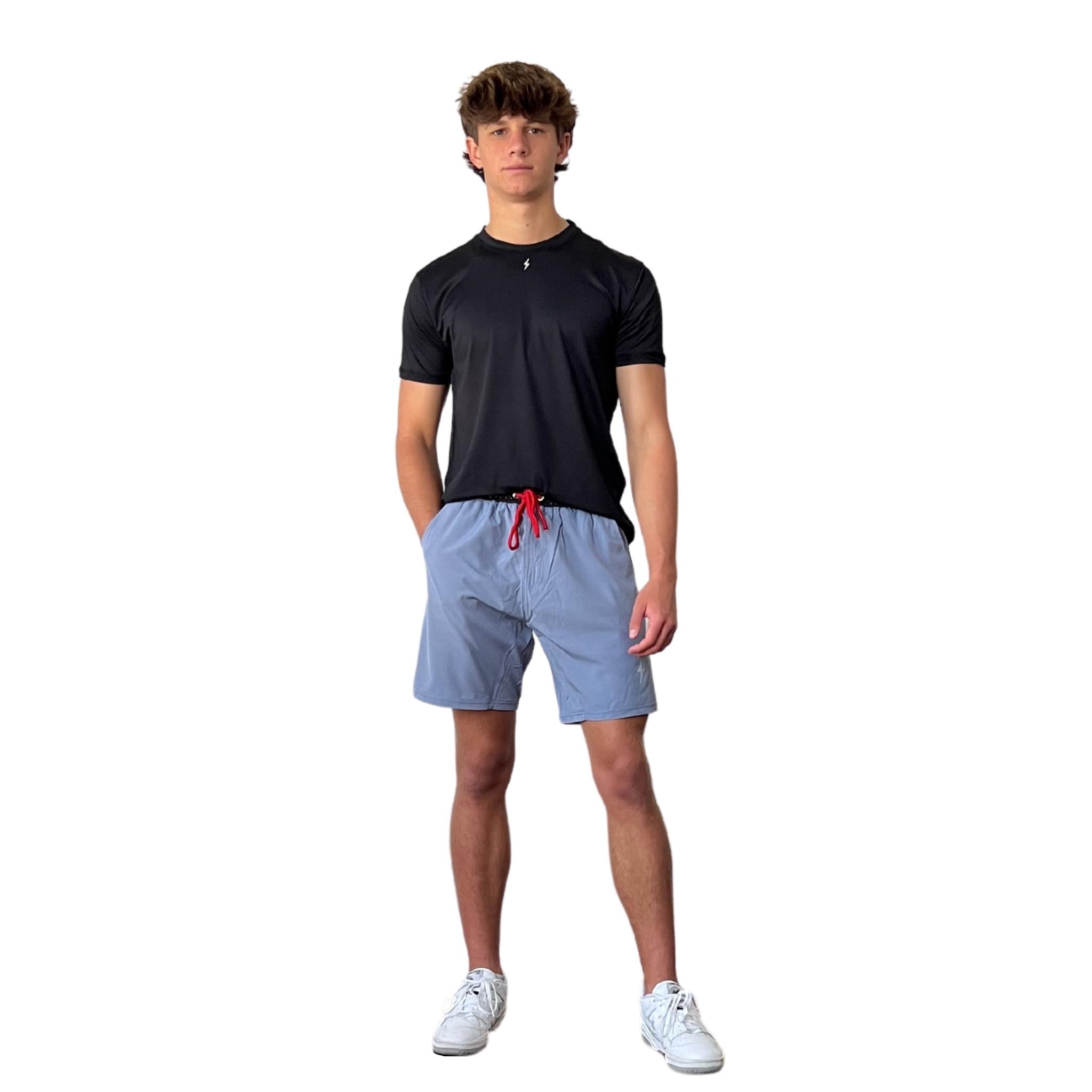 BRUCE BOLT 7" SHORTS - STEEL BLUE- thumb 3
