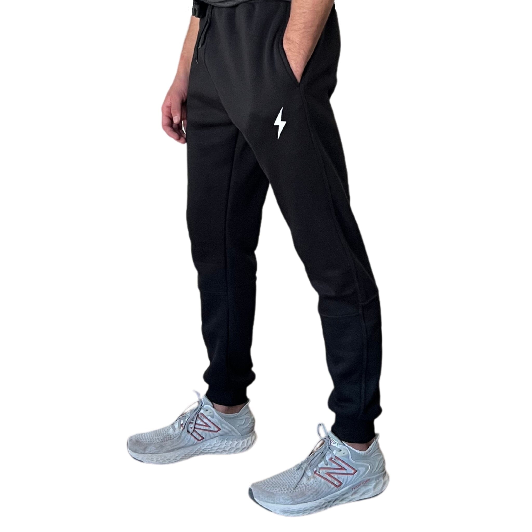 Black Joggers for Men Baseball Lifestyle Apparel – BRUCE BOLT