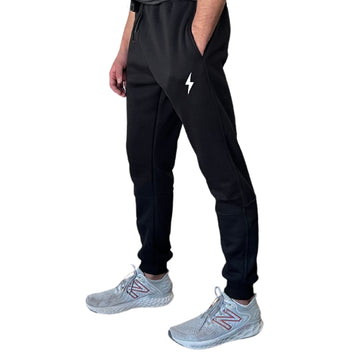 BRUCE BOLT Black Cotton Joggers are easily the most comfortable 80/20 cotton poly blend joggers in our line up.