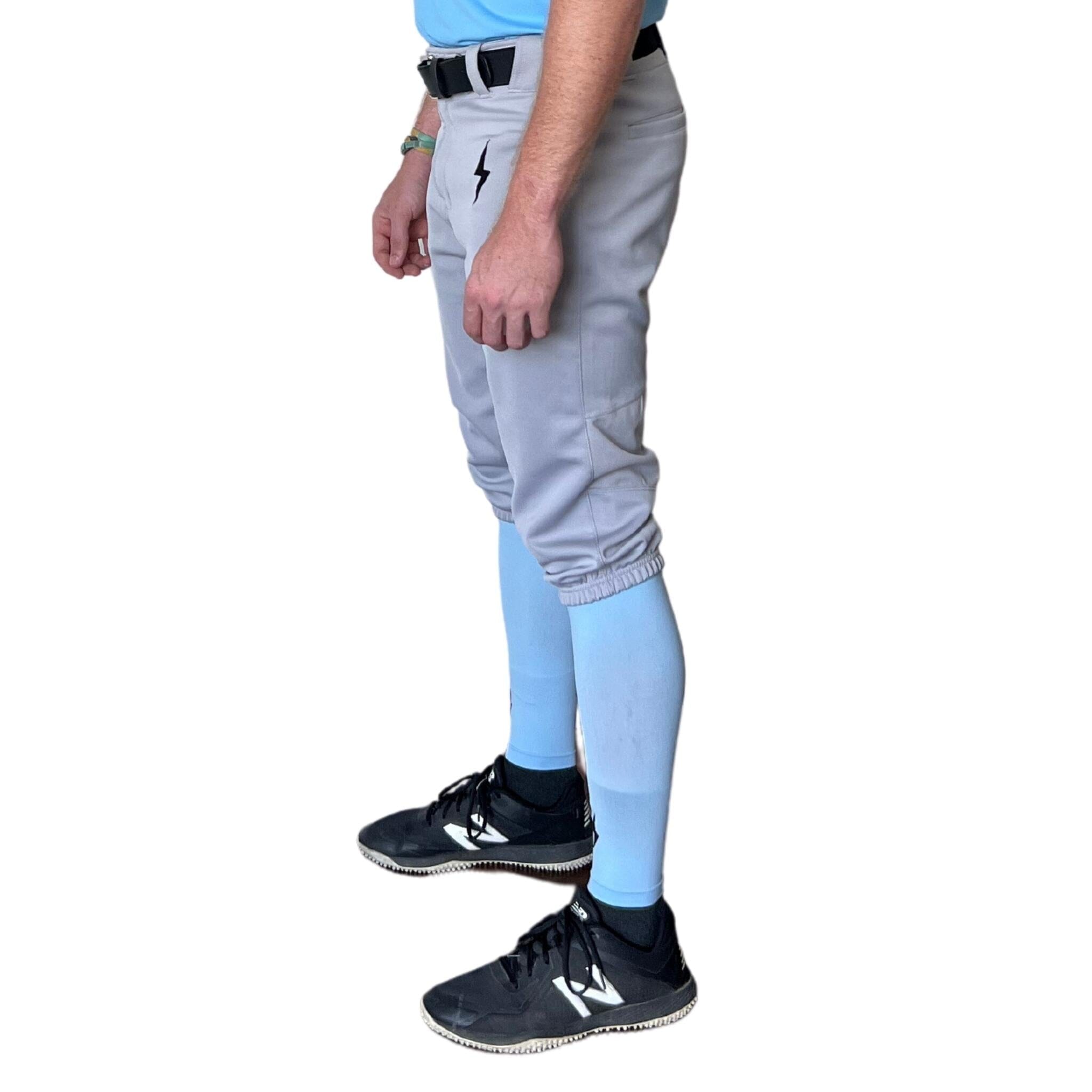 Louisville Slugger Men's Slugger Player's Boot-Cut Baseball Pants, Gray 