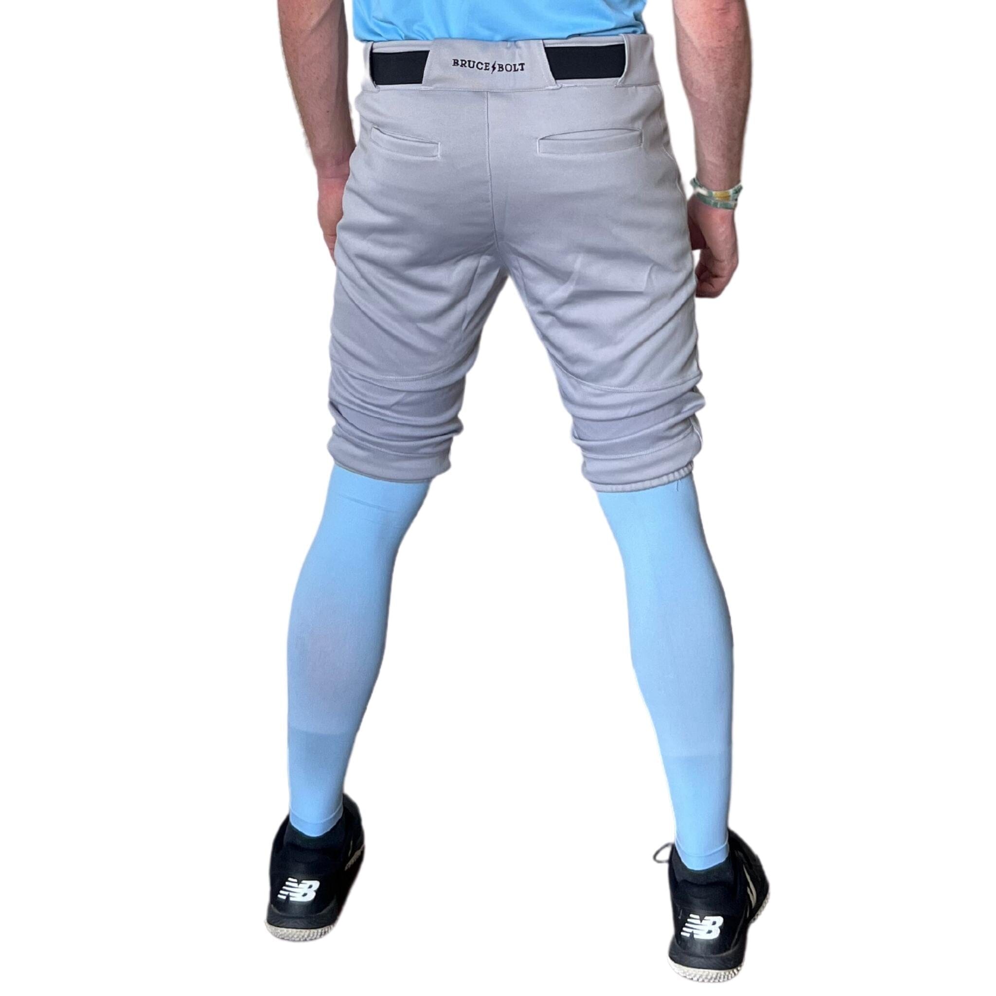 BRUCE BOLT Premium Pro Baseball Short - GREY- thumb 3