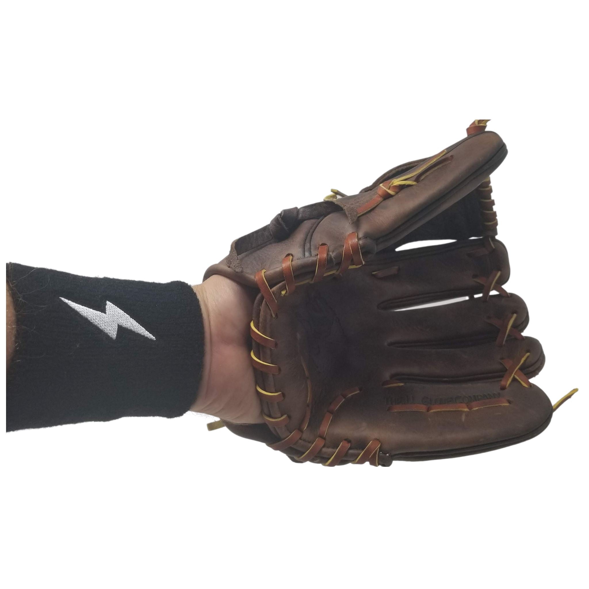 Black Arm Wristbands Baseball Sweat Bands – BRUCE BOLT