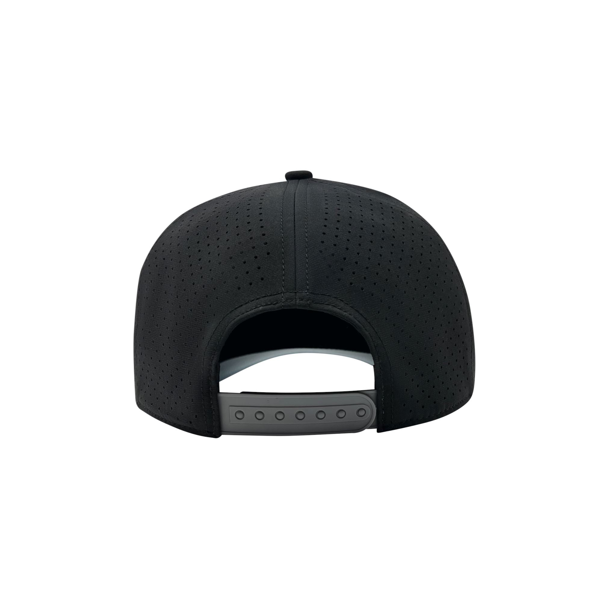 BRUCE BOLT Standard 5-Panel Snapback Hat - BLACK