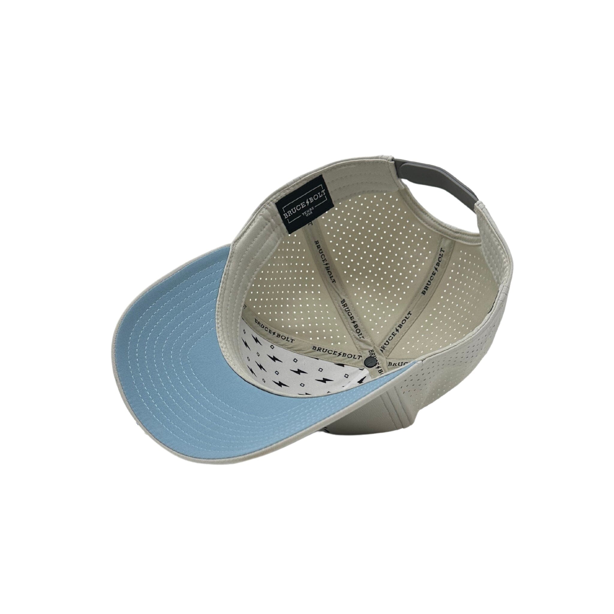 BRUCE BOLT Standard 5-Panel Snapback Hat - GREY- thumb 5