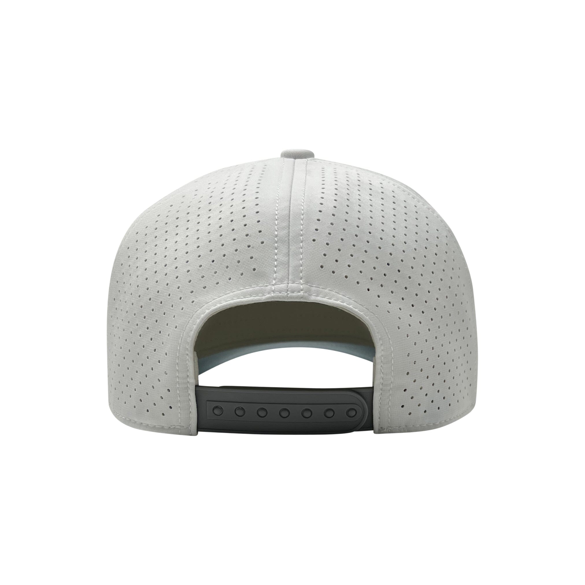 BRUCE BOLT Standard 5-Panel Snapback Hat - WHITE- thumb 4