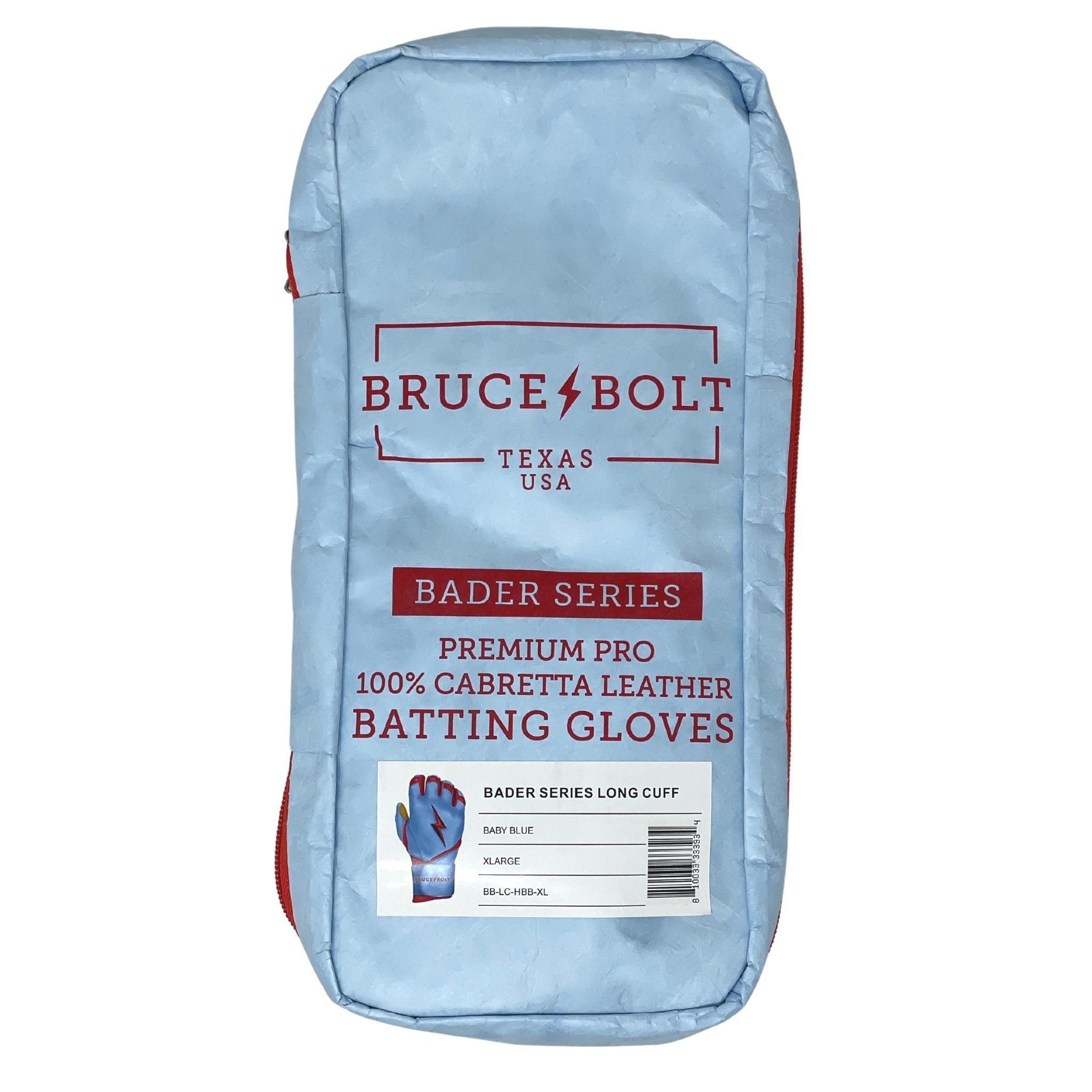 PREMIUM PRO BADER Series Long Cuff Batting Gloves | BABY BLUE- thumb 6