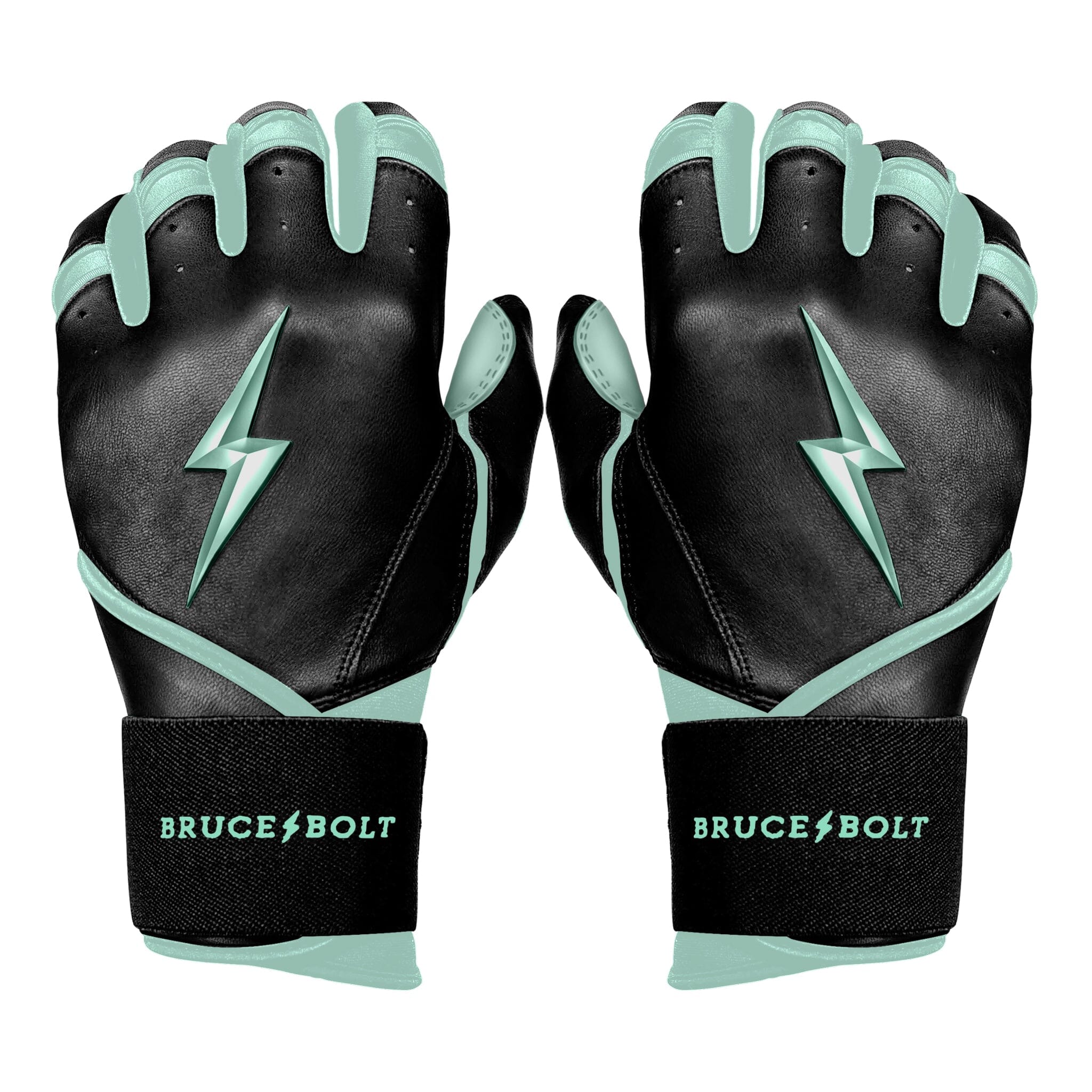Premium Pro Bader Series Long Cuff Batting Gloves | Black, Medium