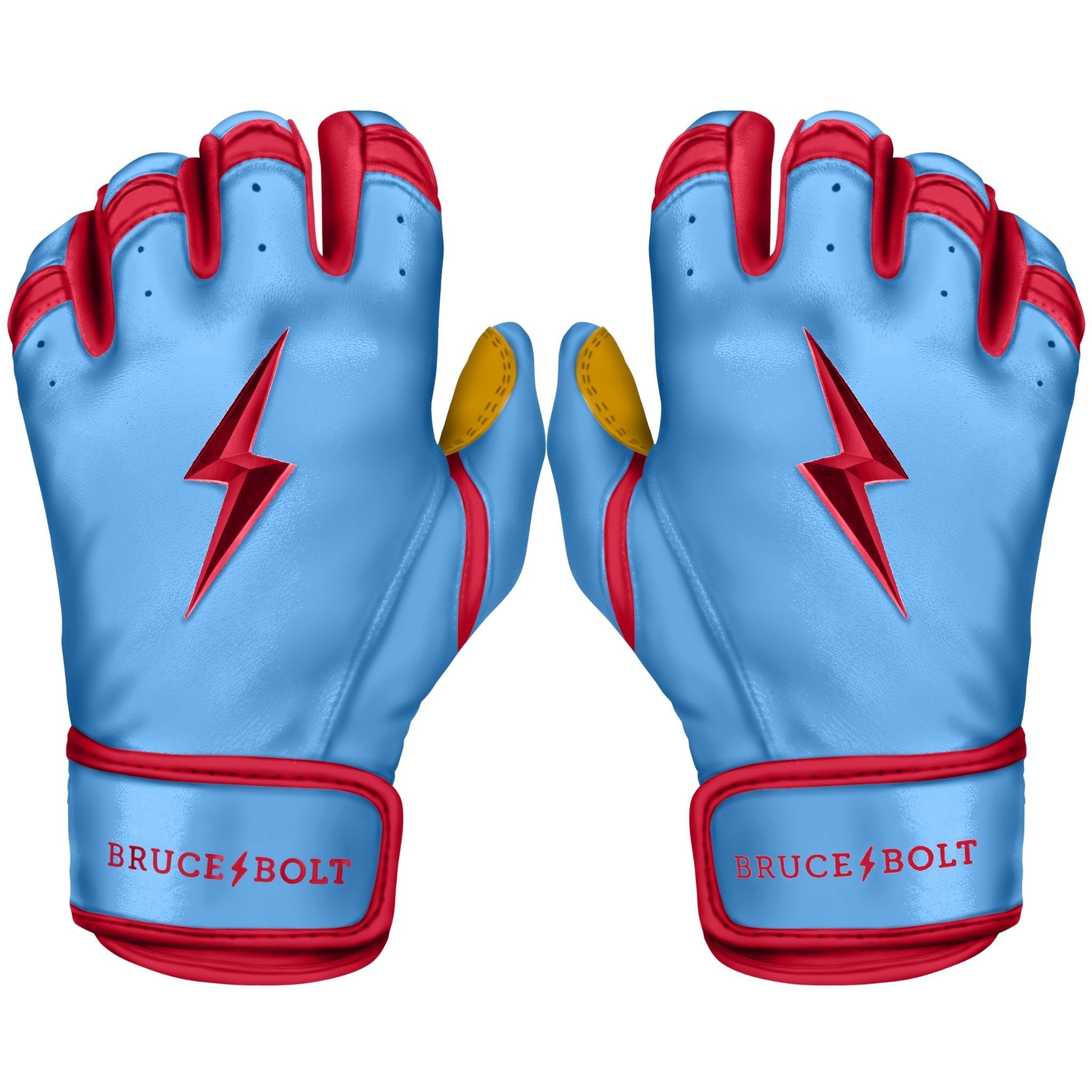 Light Blue Batting Gloves  Bader Batting Gloves – BRUCE BOLT