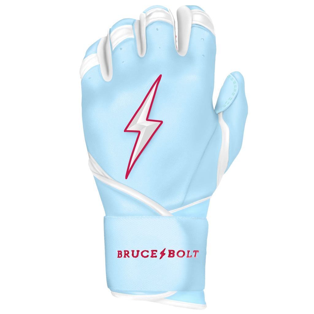 Baby Blue Long Cuff Batting Gloves | Ian Happ Batting Gloves – BRUCE BOLT