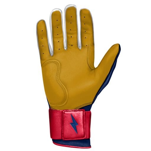 Mets Batting Gloves | Red, White and Blue Batting Gloves – BRUCE BOLT